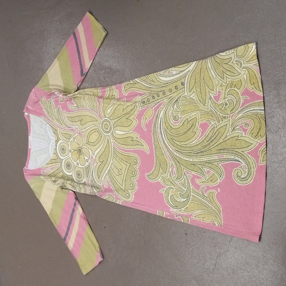 BEFORE + AGAIN SUPER CUTE SPRING COLORED 3/4 LENGTH SLEEVE DRESS - Picture 2 of 11